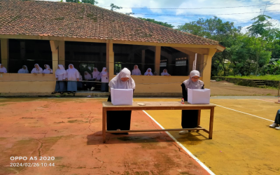 Pemilihan ketua dan wakil ketua osis periode 2024-2025 MA ASYROFUDDIN